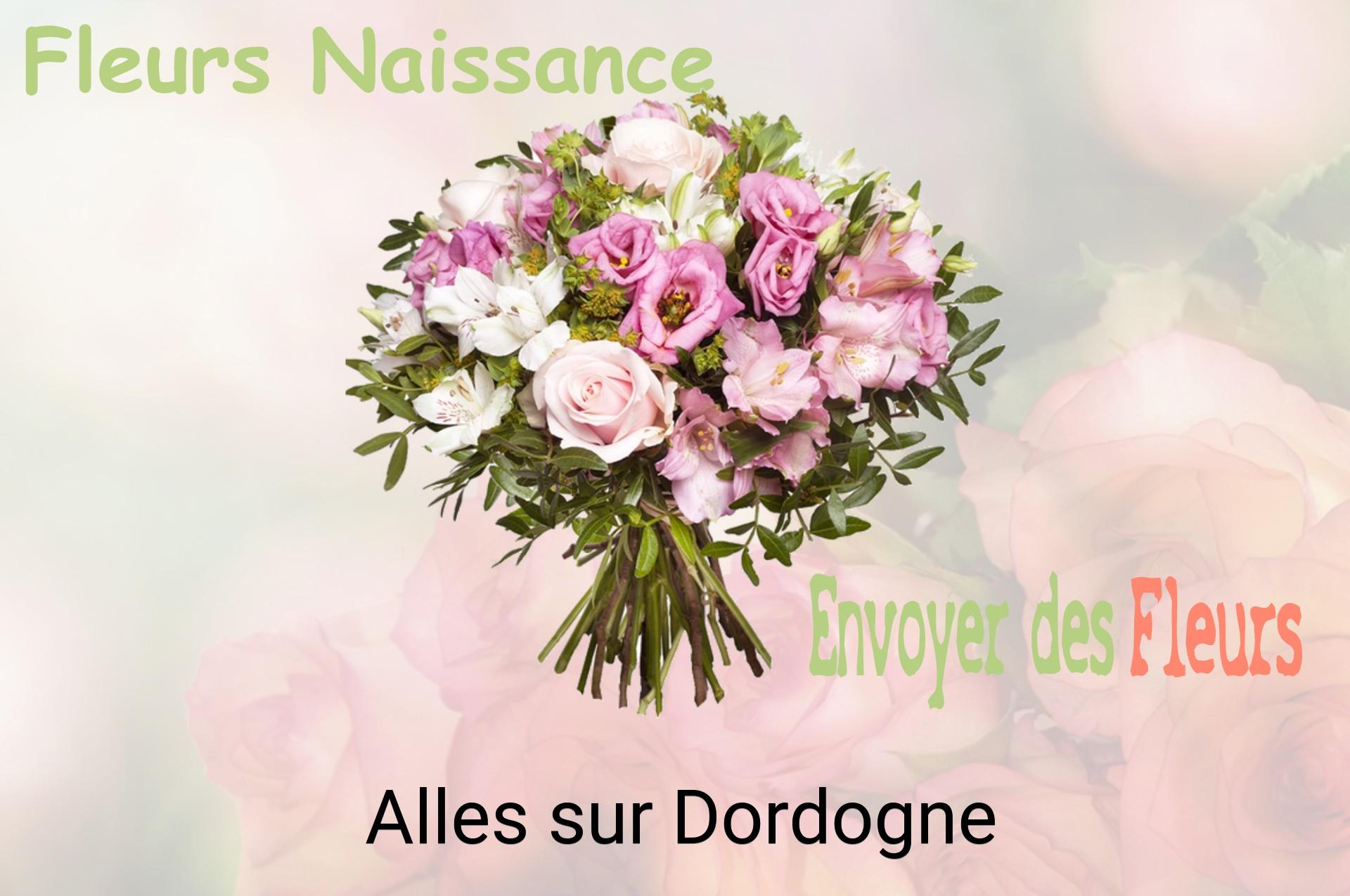 Bouquet de fleurs de naissance livré à Alles-sur-Dordogne